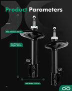 Front Pair Shocks Struts for Toyota RAV4 1996–2000 (2.0L I4)
