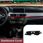 Dashboard Dash Cover Mat for BMW X1 F48 Sun Pad Black Blue (2016-2022)