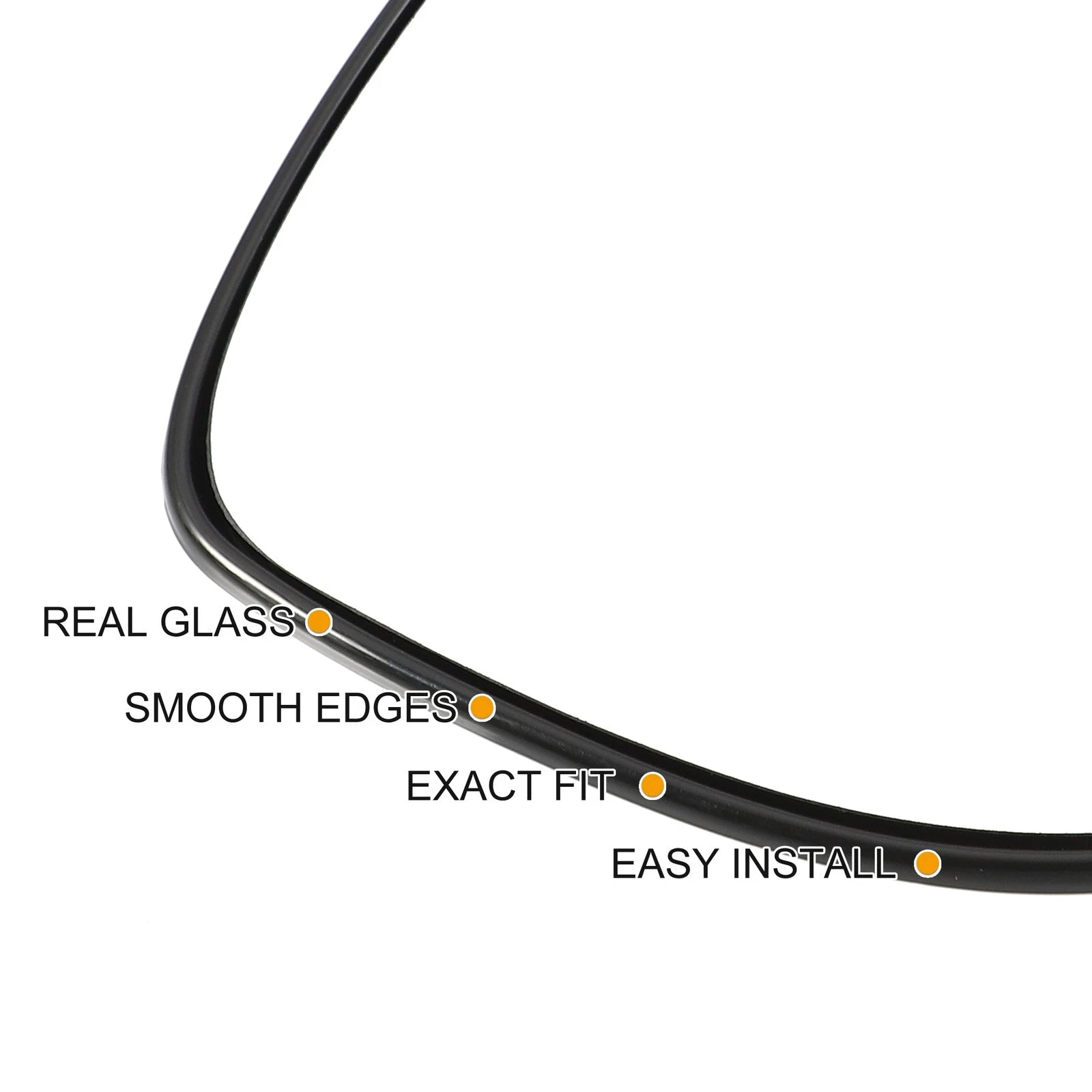 Left Side Heated Mirror Glass for Honda Accord (2018–2021)