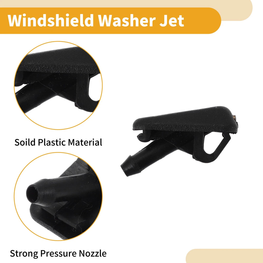2X Front Windshield Washer Nozzle for Audi 90 (1995) No. 893955985/8D0955987
