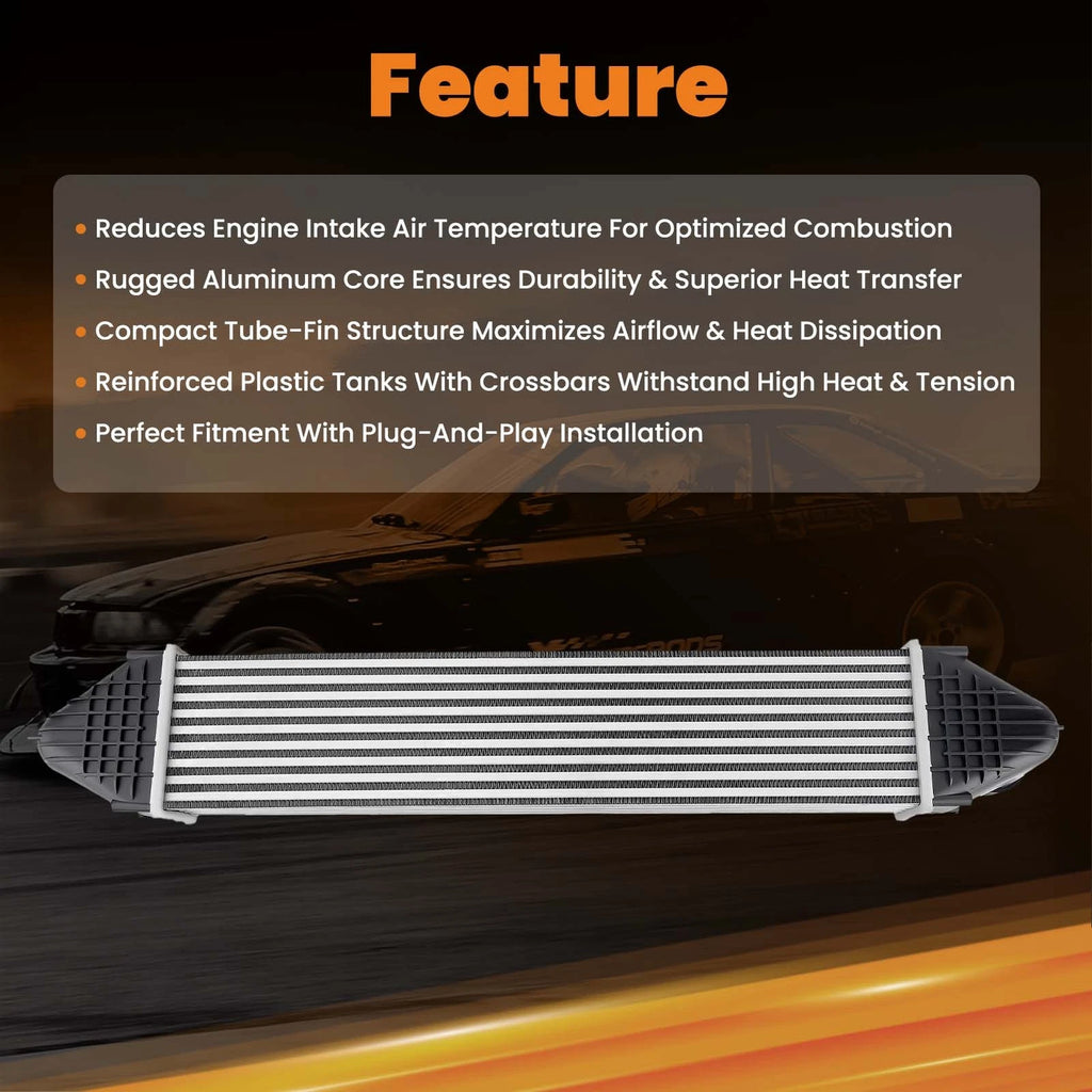 Turbo Intercooler Charge Air Cooler for Ford Escape, Focus 2.0L (2013–2016)