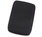 Leather Console Lid Armrest Cover for Honda CR-V (2017–2021) Purple Stitch