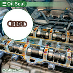 Set of 5 Oil Seals FKM Rubber 25x40x7mm for High Pressure