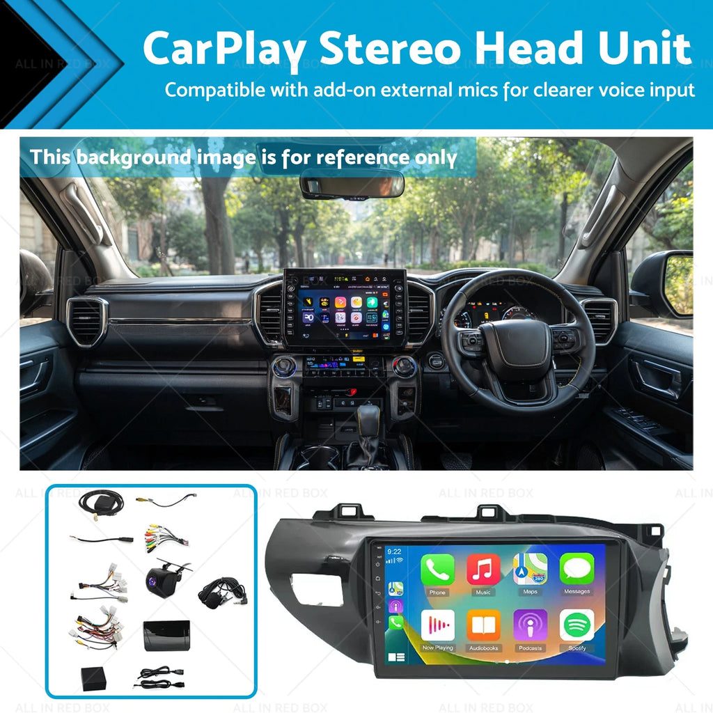 10.1'' Car Stereo Radio Head Unit for Toyota Hilux (2015–2022)
