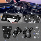 Engine Button Ring & Gear Shift Cover Decor Kit for Tesla Model S (2016–2020)