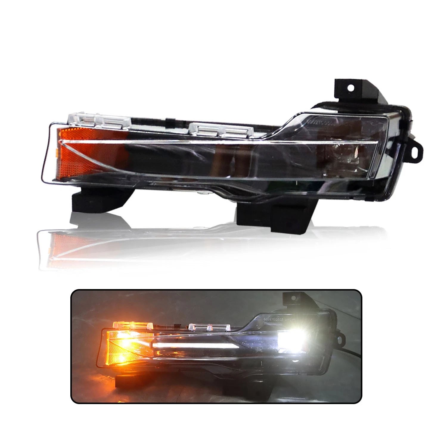 Set of 2 LED DRL Fog Lights Assembly for Tesla Model 3 Y (2017–2023)