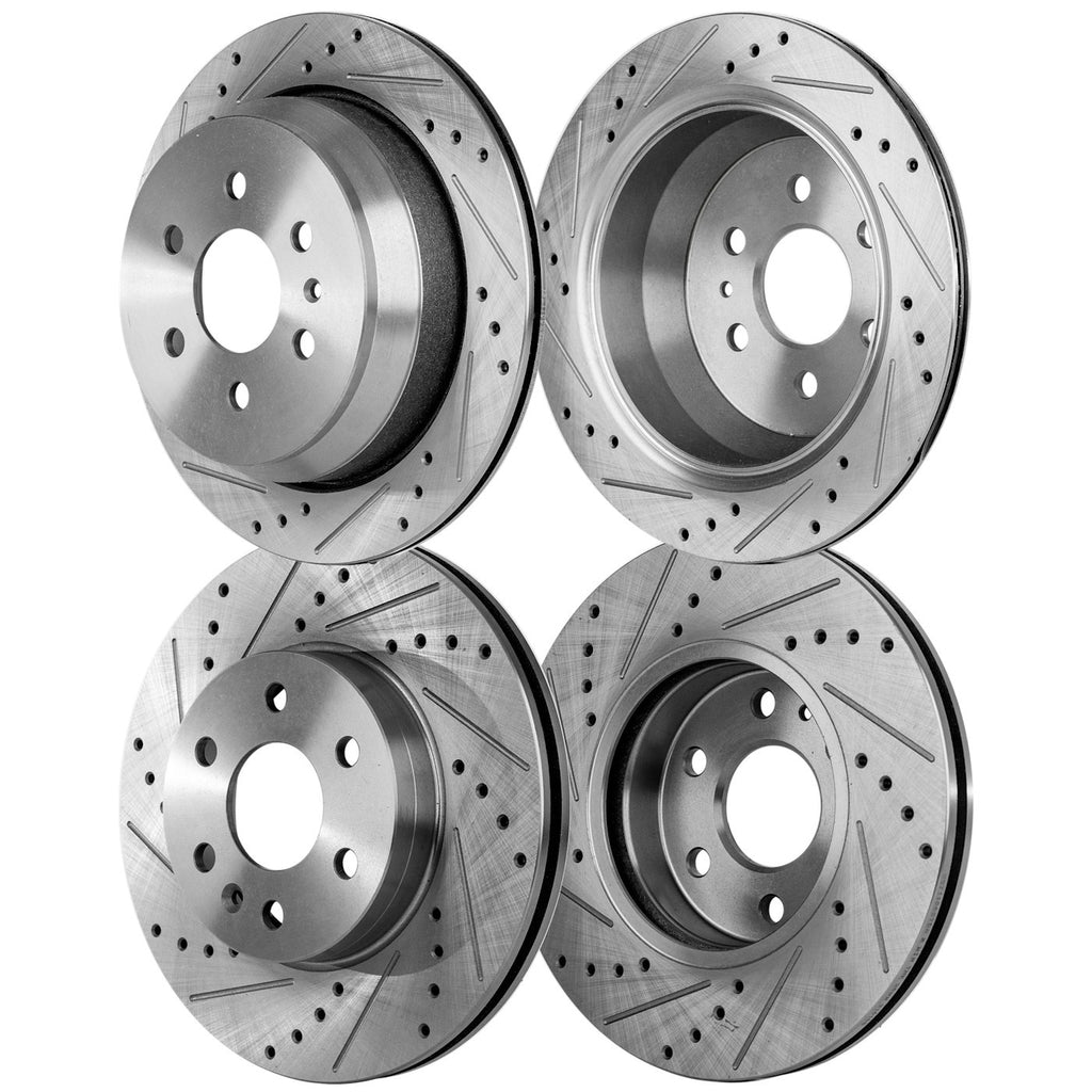 Set of 4 Brake Disc Rotors for Chevy Colorado GMC Canyon (2015–2020)