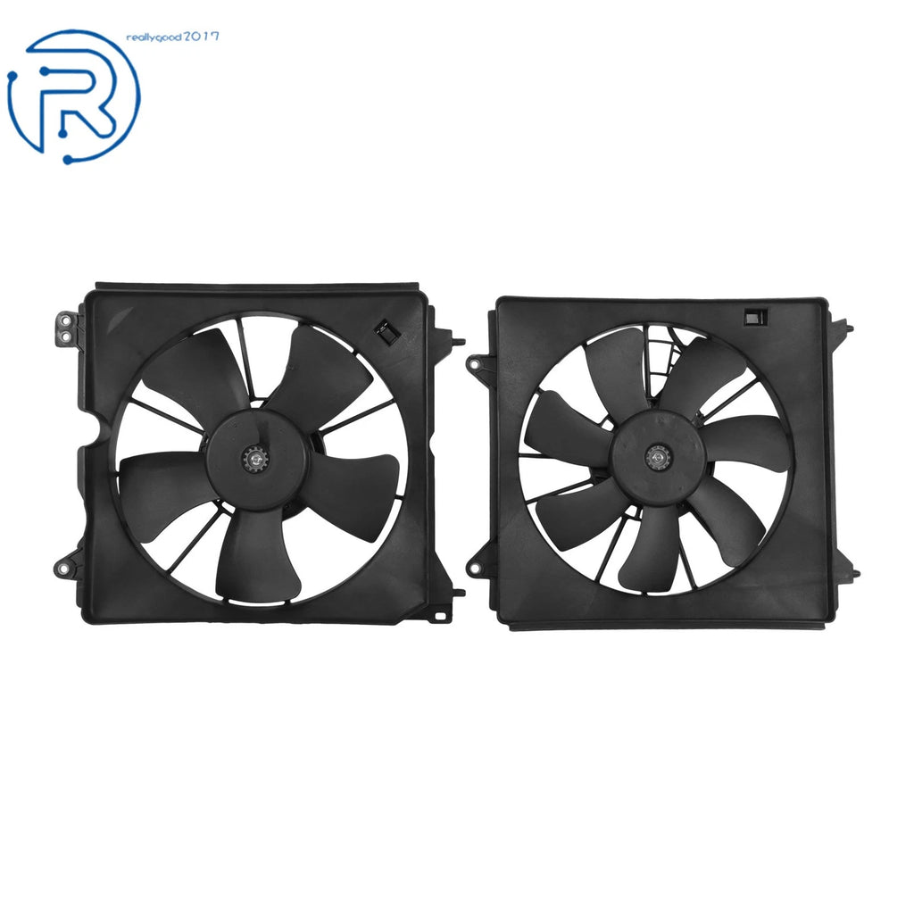 Set of 2 AC Radiator Cooling Fans for Honda Accord (2013–2017) HO3113134 HO3115162