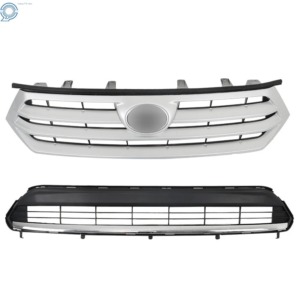 Front Upper & Lower Grille Assembly for Toyota Highlander (2011–2013)