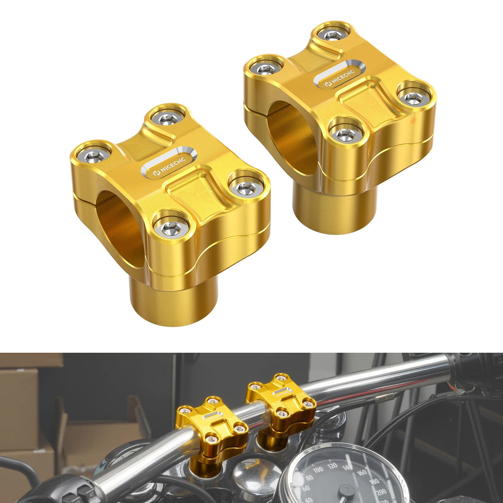 2" Handlebar Risers for Harley Dyna Low Rider FXDLS (2016–2017)