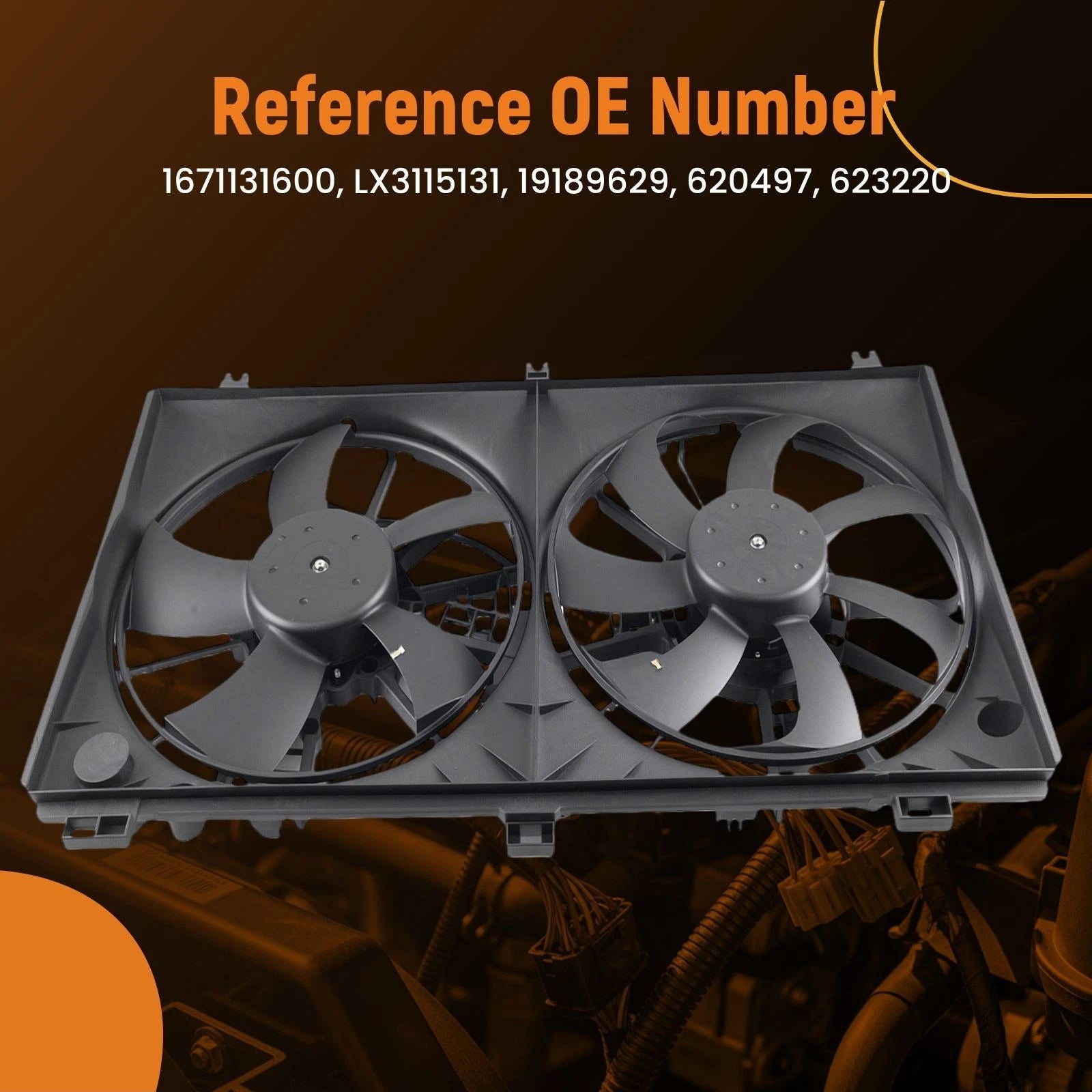 Electric Radiator Cooling Fan for Lexus IS250 (2014–2015)