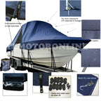 Boat Cover for Bluewater Offshore 2550 CC (Navy)