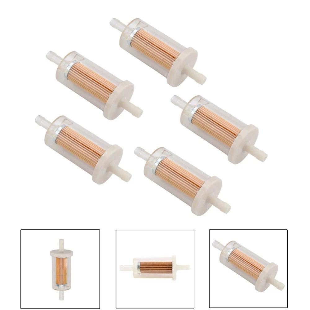 5pc Fuel Filter for Briggs & Stratton (695666, 5065, 5065D, 5065K, 14469B)