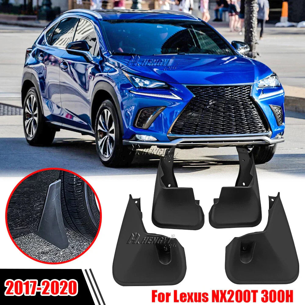 4X Mud Flap Splash Guard Mudguard for Lexus NX (2018–2020)