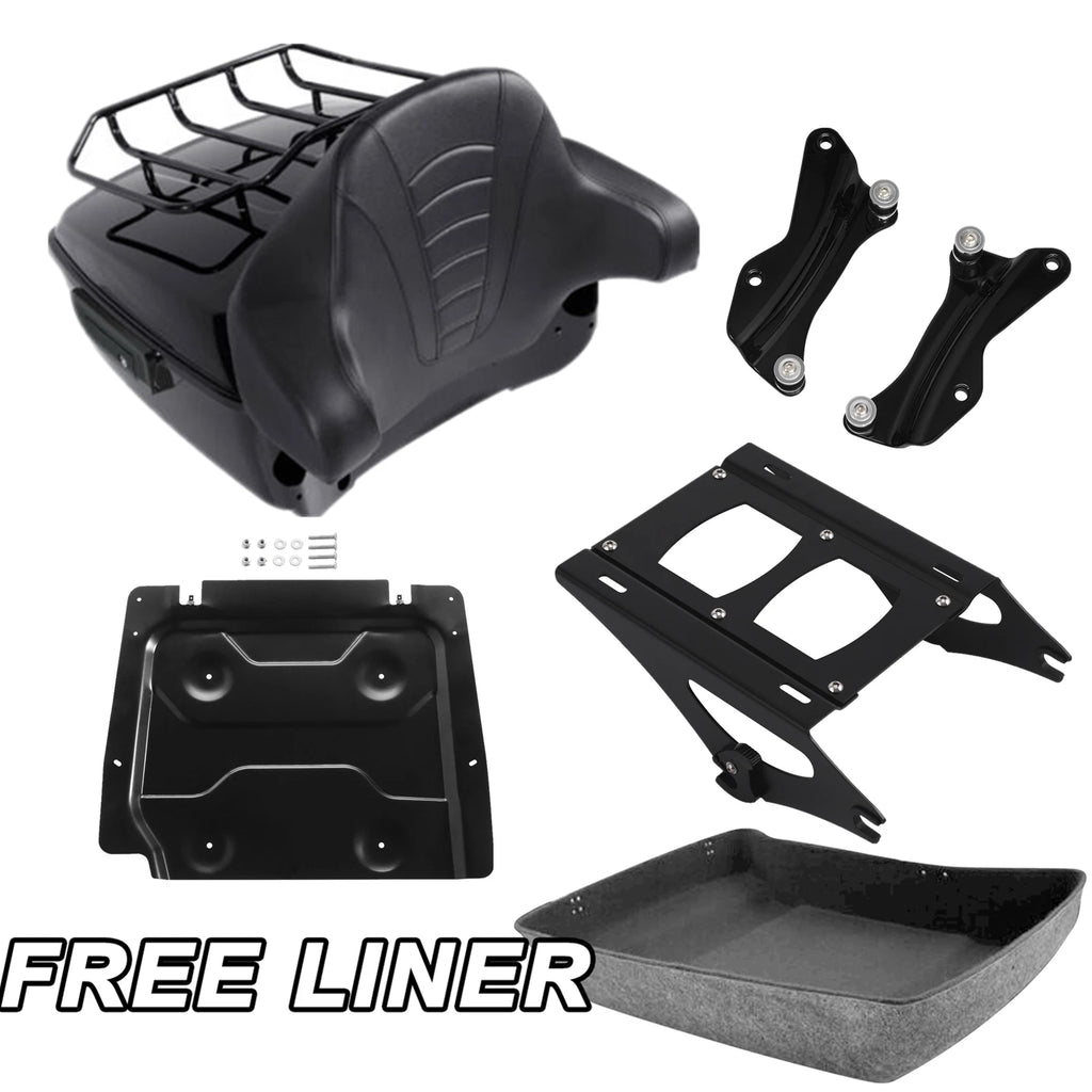 Trunk Pad Mount Rack Plate Docking Kit for Harley Electra Glide (2014–2026)