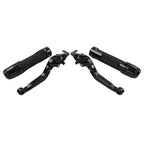 Folding Extendable Brake Clutch Lever Grip Set for Honda CB1100 CB1300 (2013-2023)