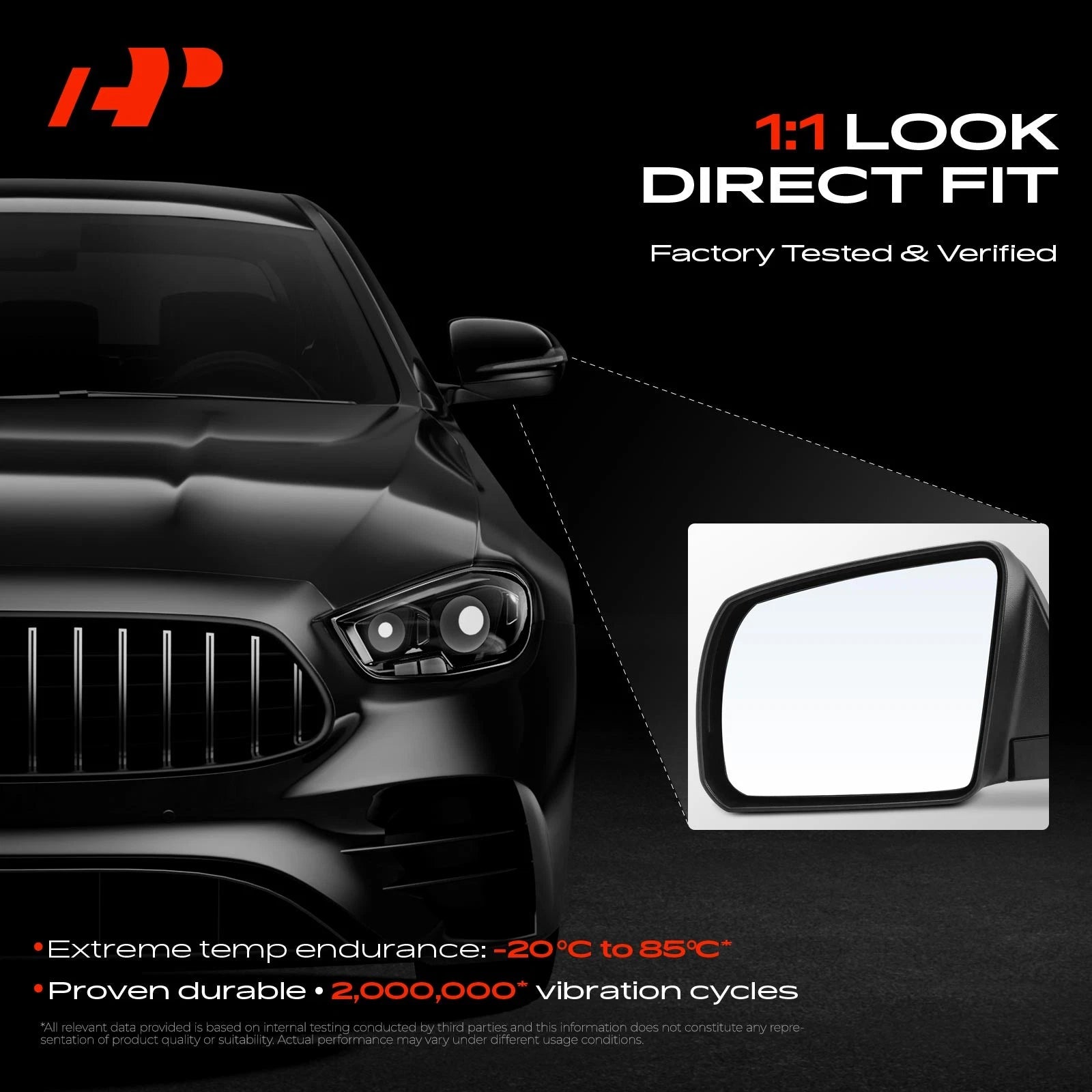 Driver Power Mirror with Manual Folding for Toyota Sequoia (2014-2017)