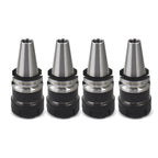 Set of 4 Collet Chucks for BT30 (70mm Gauge Length)