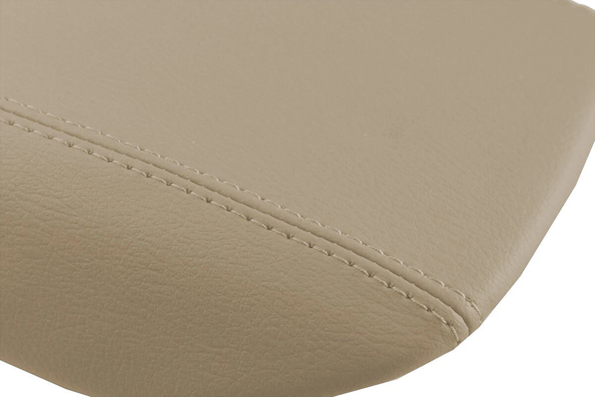 Leather Console Lid Pull Over Cover for Ford Fusion (2013–2020) Beige