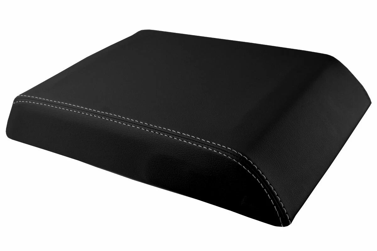 Console Lid Pull Over Cover Leather for Hummer H2 (2003–2007) Gray Stitch