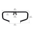 Chopped Engine Guard Crash Bar for Harley Road King, Street Glide (2014–2023)