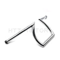 Chrome 1" Drag Z Bar Handlebar for Harley Sportster XL883 XL1200 Softail Dyna (2004–2023)