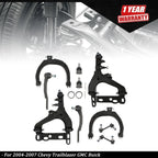 Set of 10 Front Control Arms for Chevy Trailblazer GMC Envoy (2002–2009)