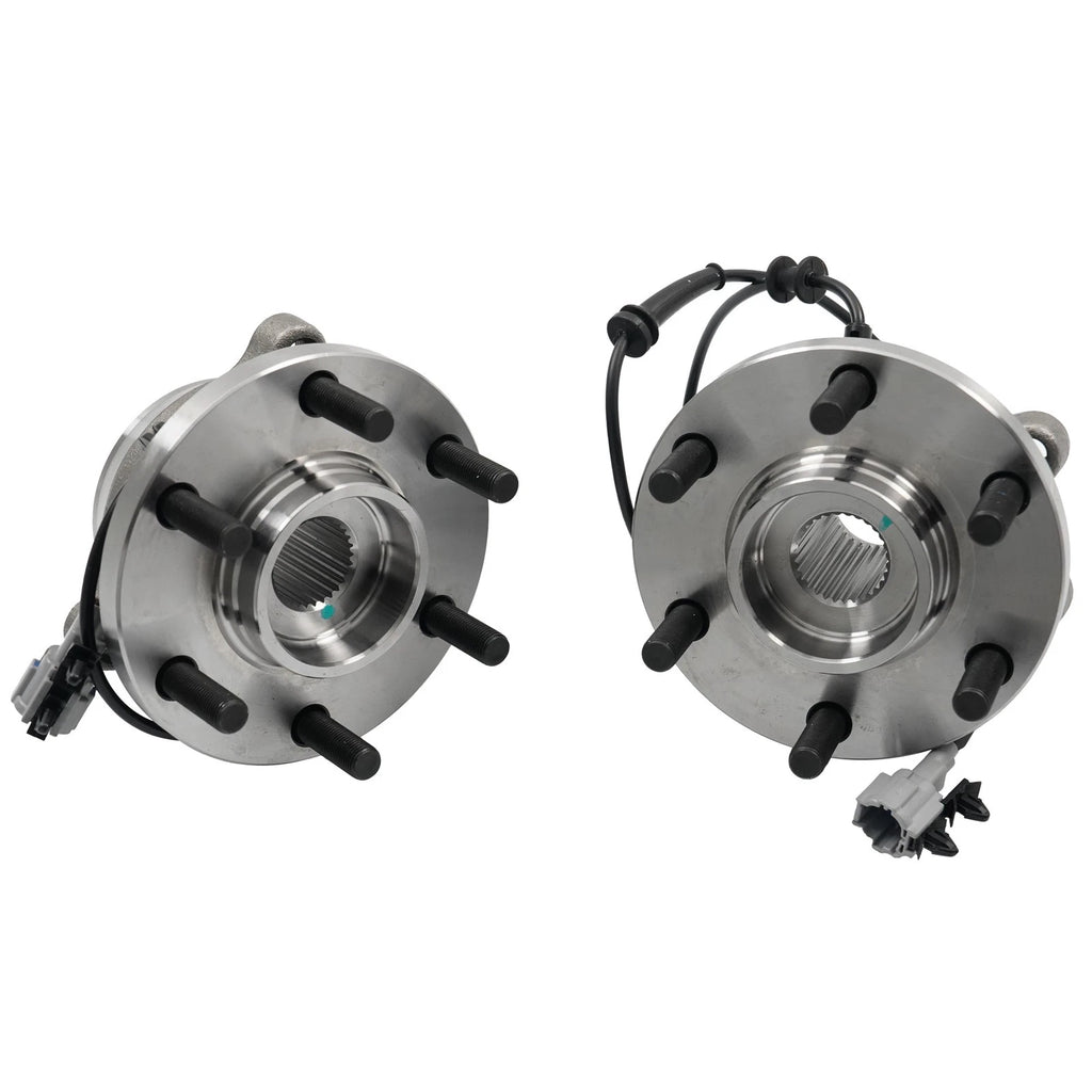 Set of 2 Front Wheel Hub Bearings for Nissan Frontier Xterra Pathfinder (2005–2018)