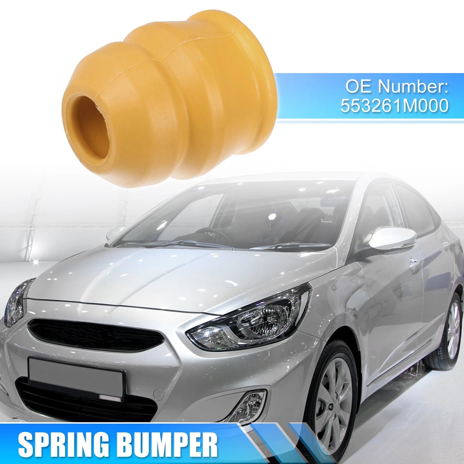 Rear Spring Bumper for Hyundai Elantra (2011–2015) No.553261M000