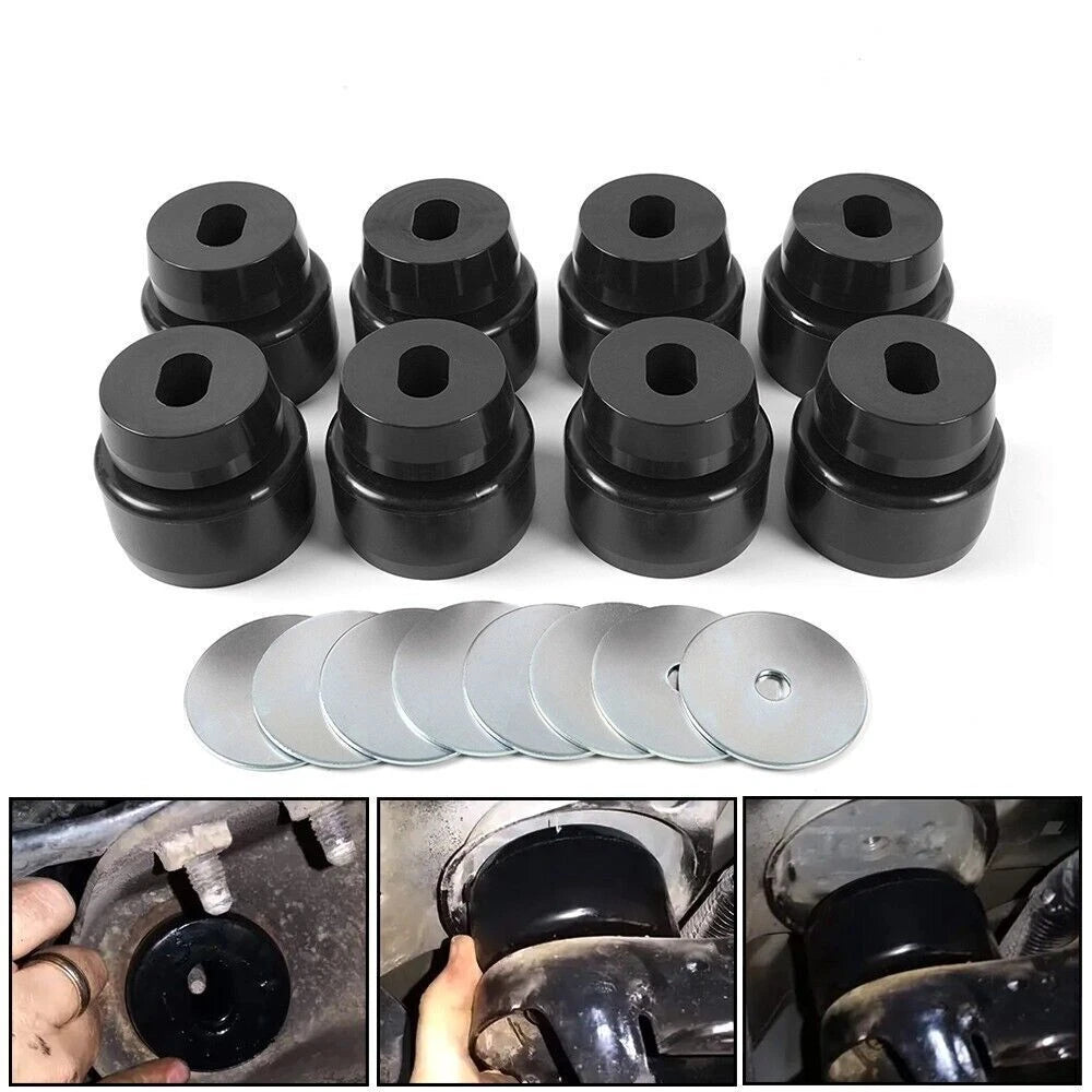 Black Body Cab Mount Bushing Kit for Silverado Sierra 1500/2500 (1999–2014)