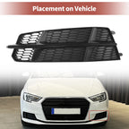 1pc Fog Light Grill for Audi A6 C7 S-Line (2012–2018) No. 4G0807681AN Black