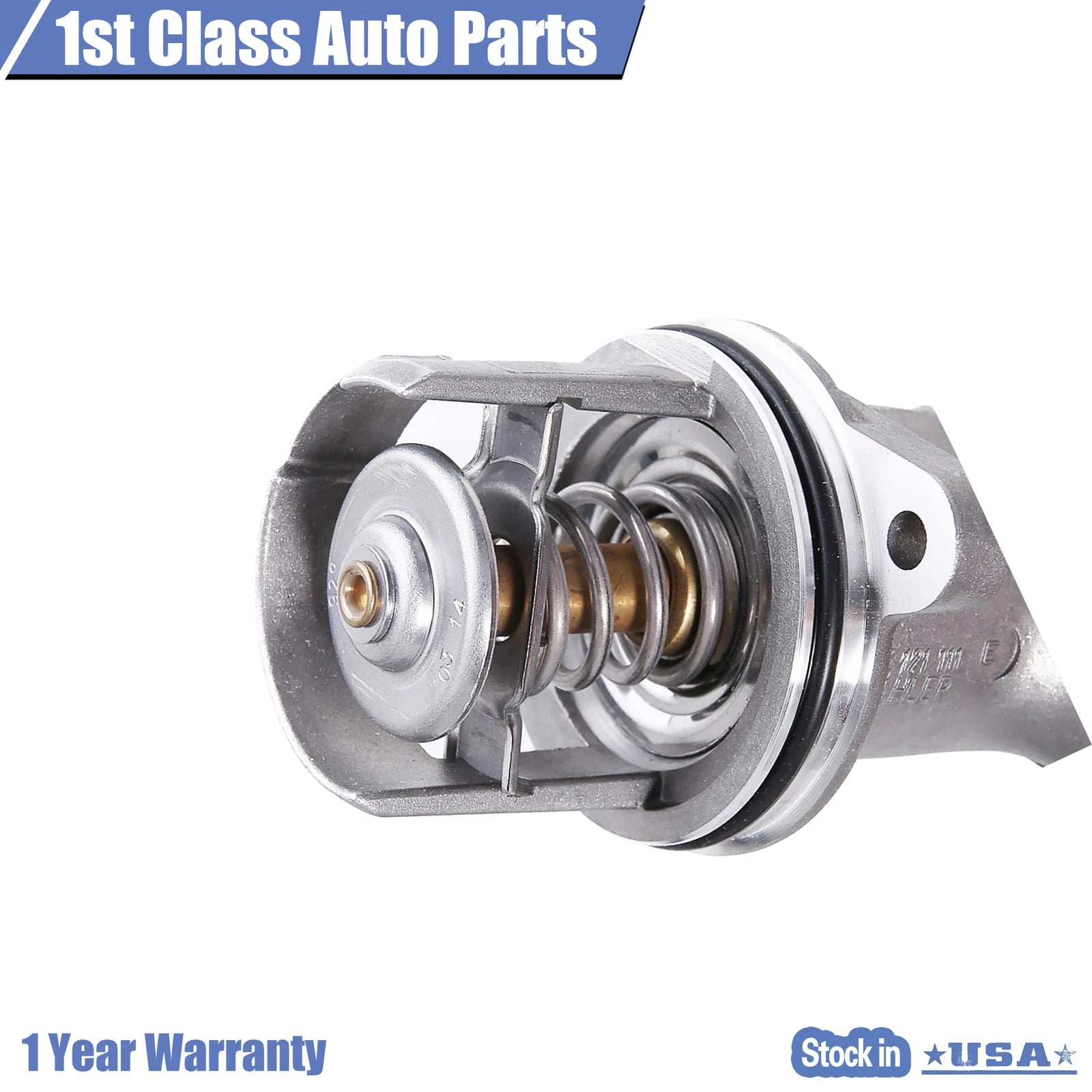 Engine Coolant Thermostat with Housing for Audi A4 A6 Quattro (2002–2006)