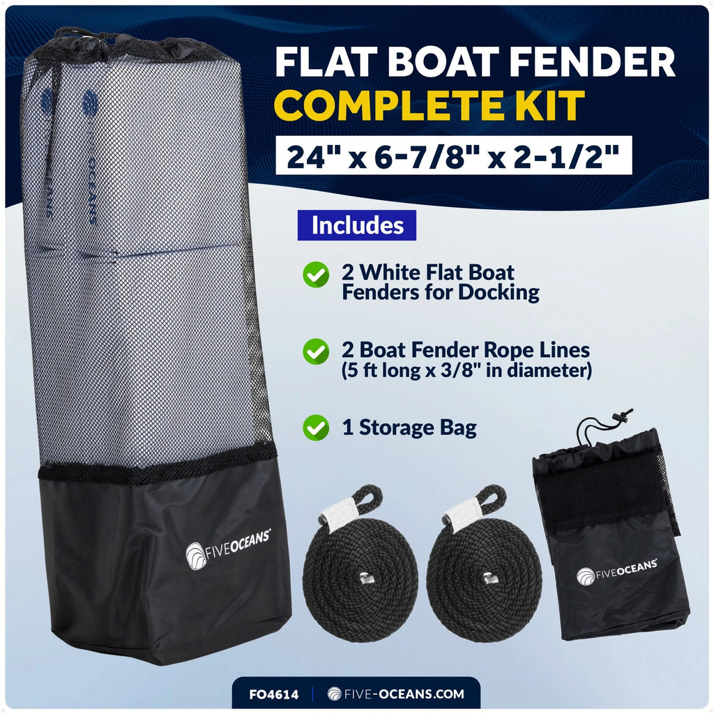 2-Pack Boat Fenders for Contour Bumper (23-1/2" x 6-7/8" x 2-1/2")