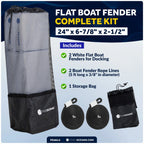 2-Pack Boat Fenders for Contour Bumper (23-1/2" x 6-7/8" x 2-1/2")