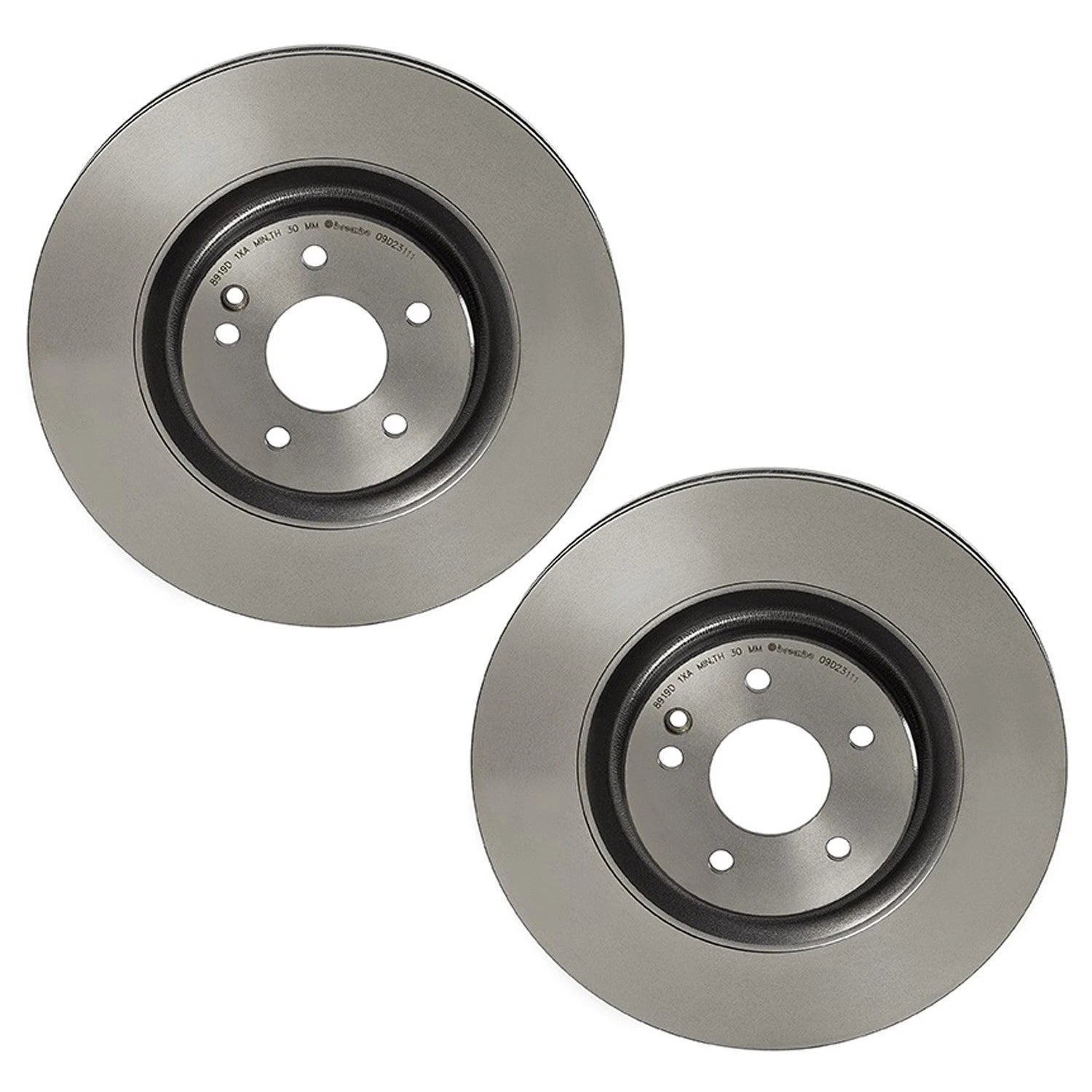 Brembo 2 Front 334mm Vented Disc Brake Rotors for MB R129 SL500 SL600 (1990–2002)