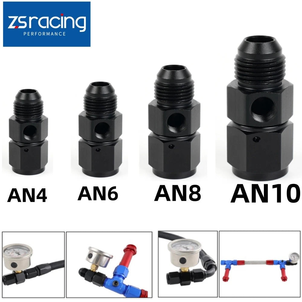 4AN 6AN 8AN 10AN Male to Female Adapter with 1/8" NPT Fitting