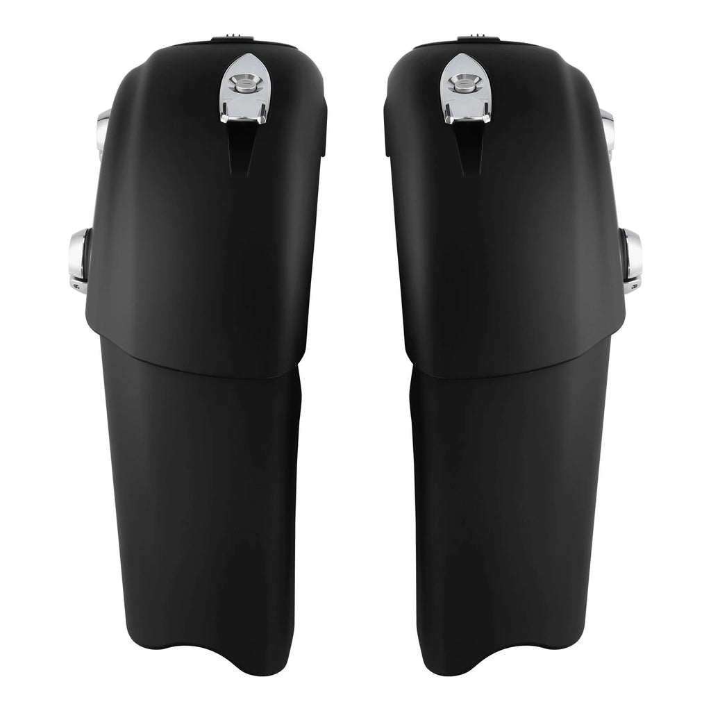 Matte Black Hard Saddlebag Audio Lid for Indian Chieftain (2014–2018)