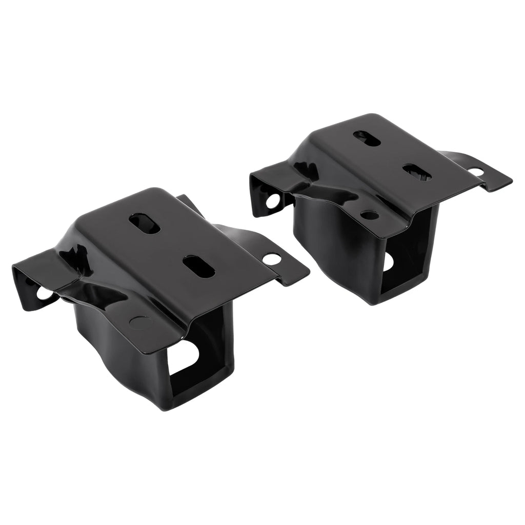 Set of 2 Black Rear Bumper Retainer Brackets for Express Savana Van (1996–2024)