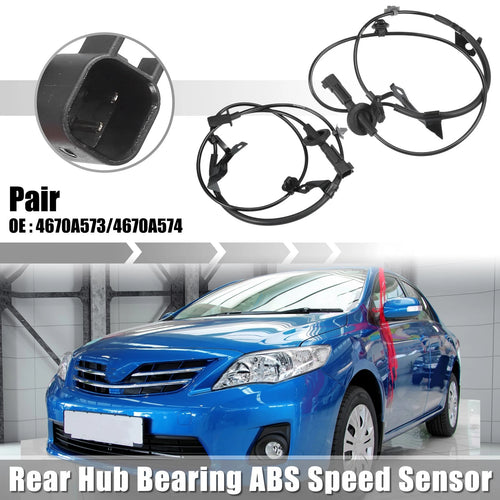 1 Pair ABS Sensor for Mitsubishi ASX (No. 4670A573/4670A574)