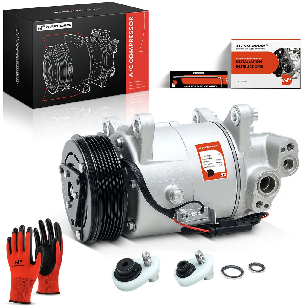A/C Compressor with Clutch for BMW 330i 2017–2020