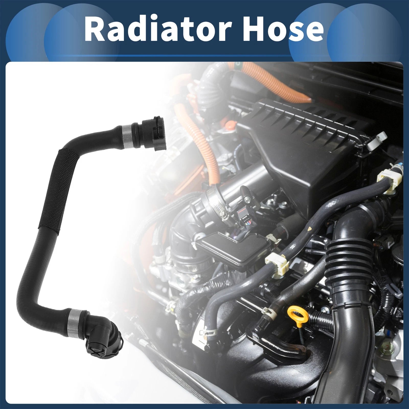 Radiator Hose for BMW 320i 2013-2018, 328i 2012-2016 No. 17127600554