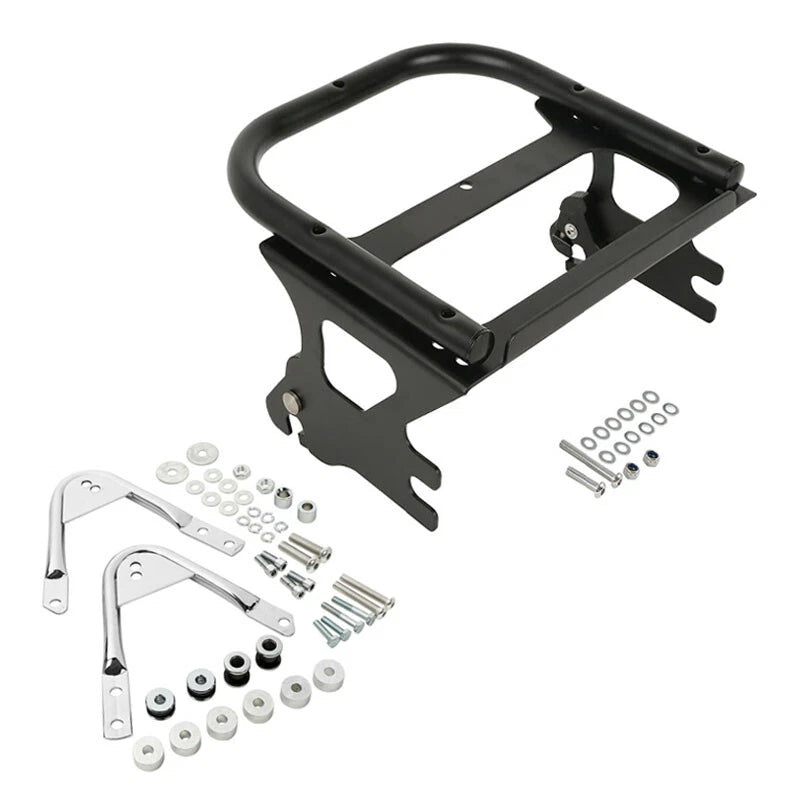 Detachable 2-Up Luggage Rack Docking Kit for Harley Touring (1997–2008)
