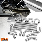 16-Pc Exhaust Pipe Kit for 2.0" OD (Straight, 45°, 90°, U-Bend)