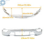 Steel Front Bumper for Ford F150 (2021-2023) Chrome