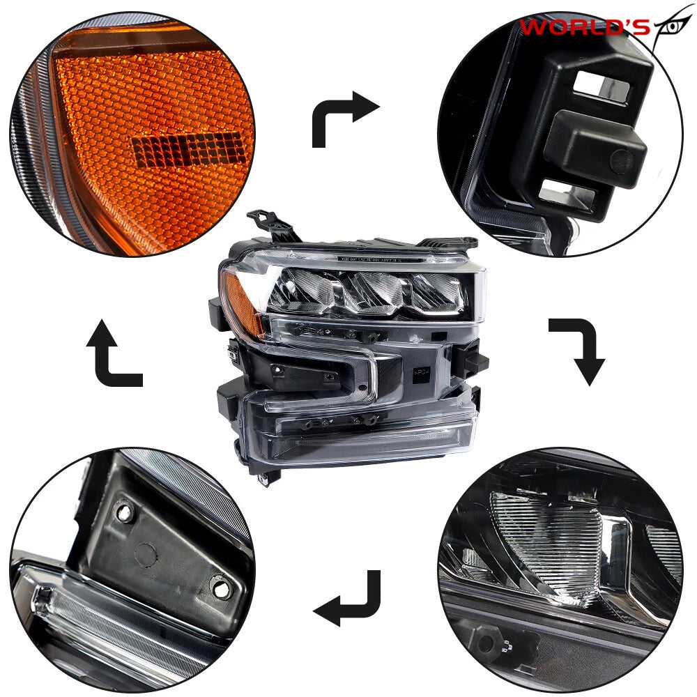 LED Headlight for Chevrolet Silverado 1500 (2019–2021)