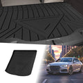 Flat Face Cargo Liner Rear Trunk Mat for Audi A4 S4 (2017–2024) TPE 1 Pc