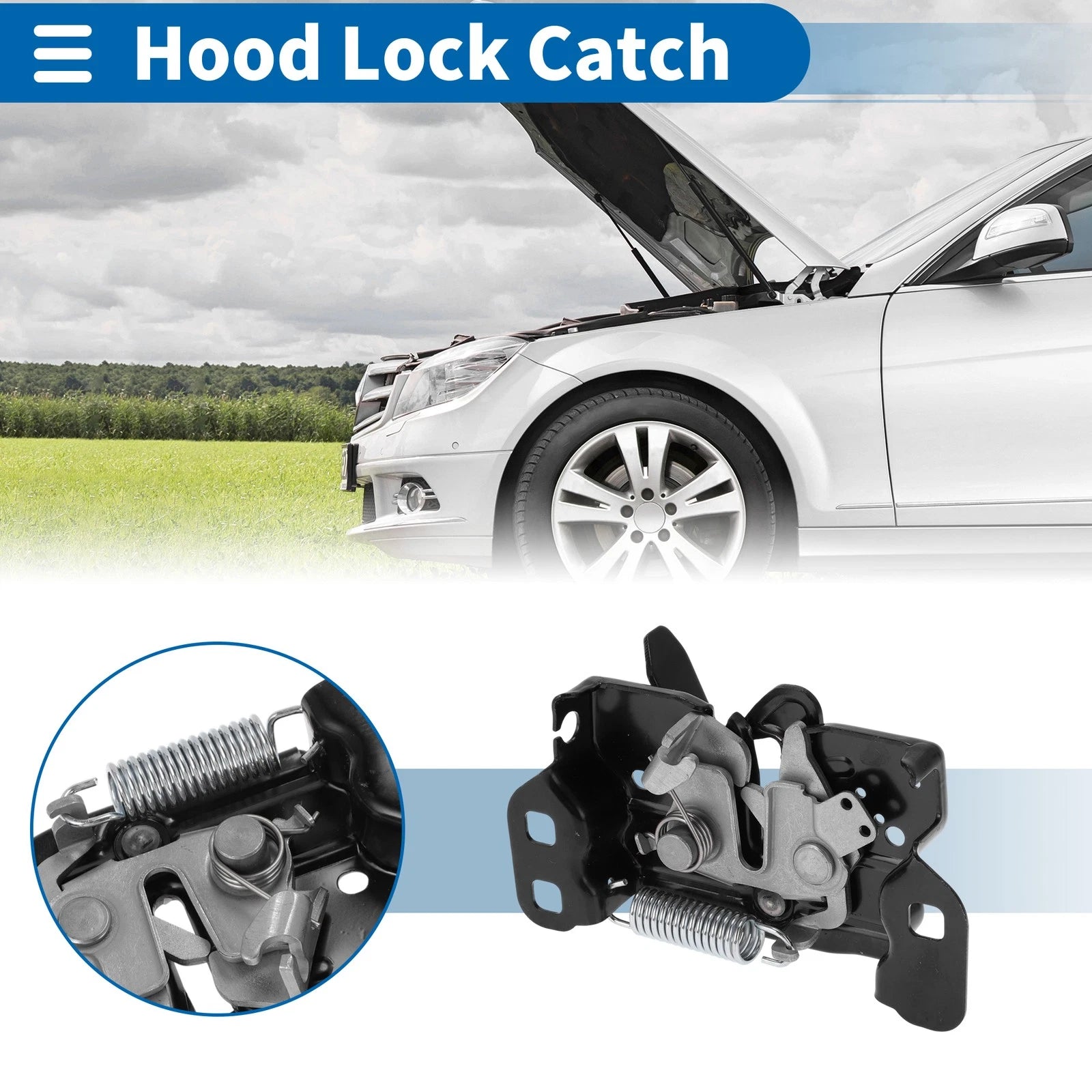Hood Latch Assembly for Dodge Durango (2011–2022) No. 4589701AB