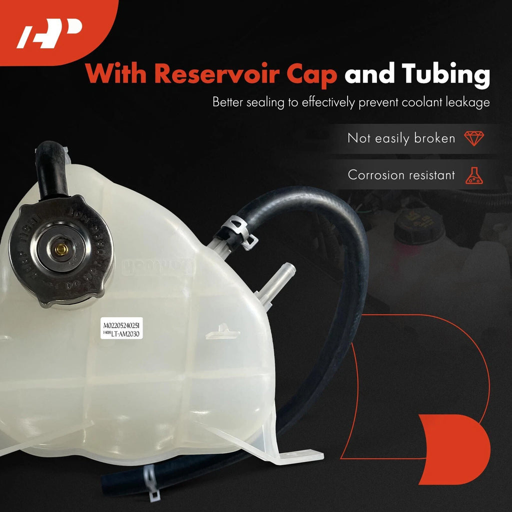 Engine Coolant Reservoir Tank with Cap for Jeep Wrangler JK (2007–2008)