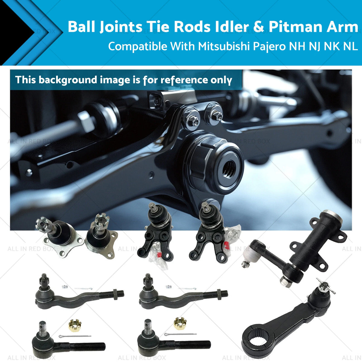 Ball Joints & Tie Rods Set for Mitsubishi Pajero (NH NJ NK NL)