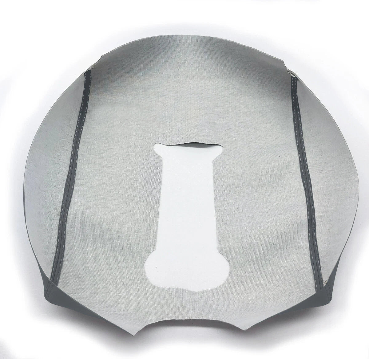Leather Bench Armrest Cover for Chevrolet Silverado (2014–2019) Medium Gray